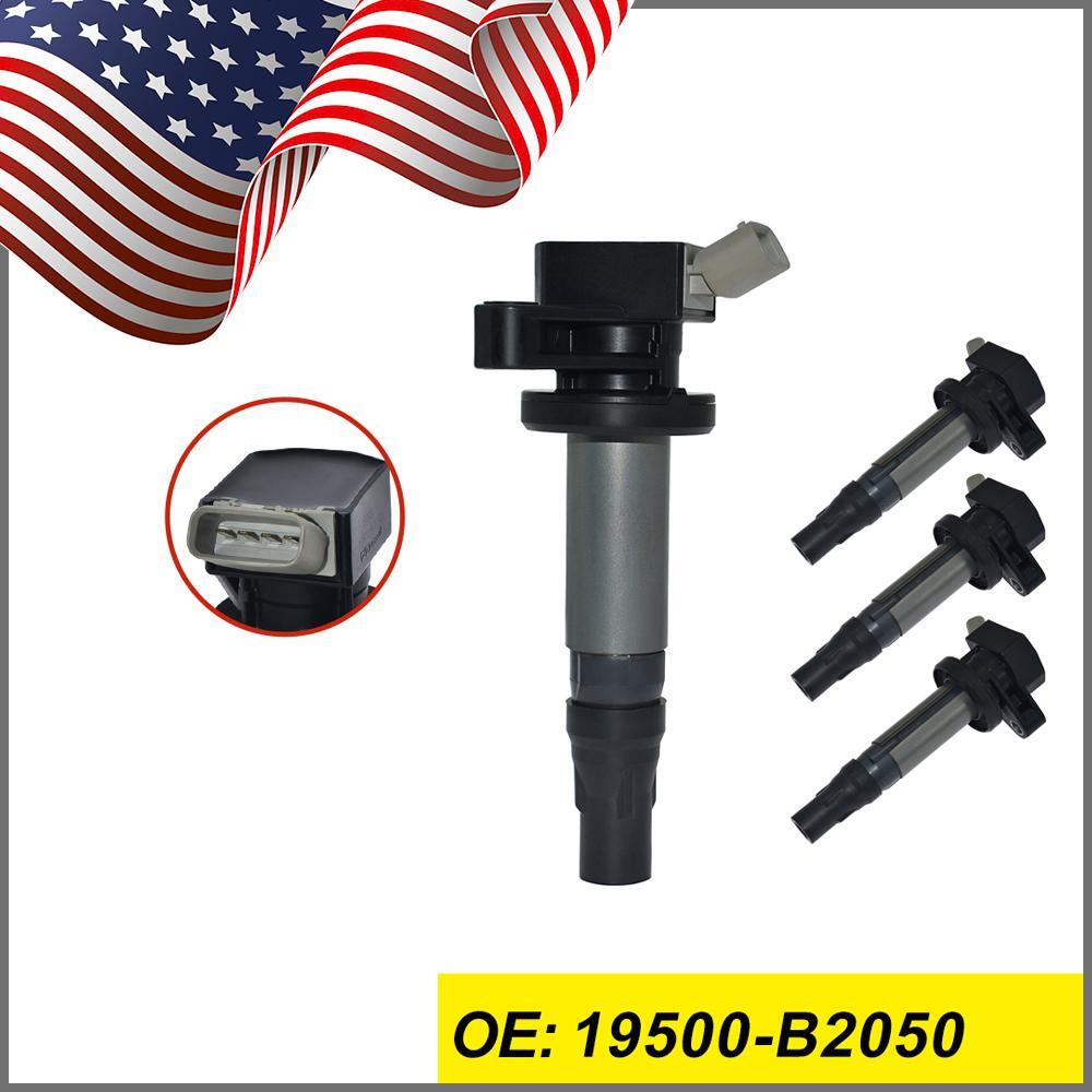 4PCS Ignition Coil 19500-B2050 For MILATCOT for Mira for Daihatsu Tanto L375S Series