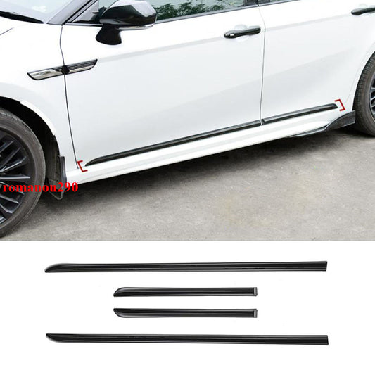 for Toyota for Camry 2018-2022 ABS Gloss Black Side Door Body Skirt Sill Cover Trim