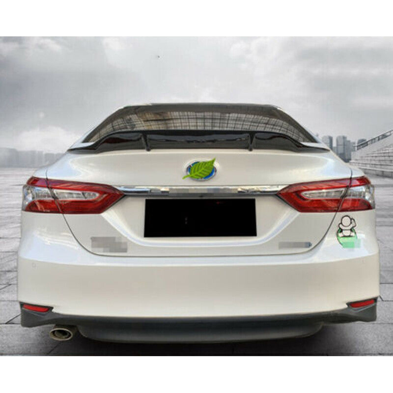 for Toyota for Camry 2018-22 Real Carbon Fiber Car Rear Trunk Tail Lid Spoiler Wing