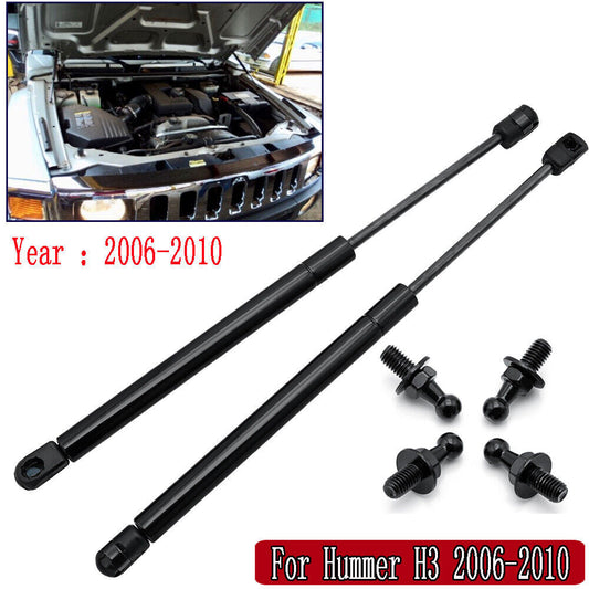 2pcs bonnet lift supports gas pressure spring rod for lobster H3 2006-2010
