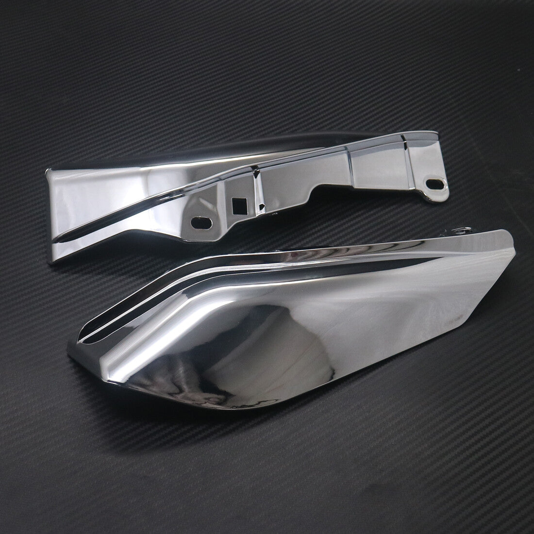 Chrome ABS Mid-Frame Air Deflector Heat Shield for Harley Electra Glide 09-16 Q