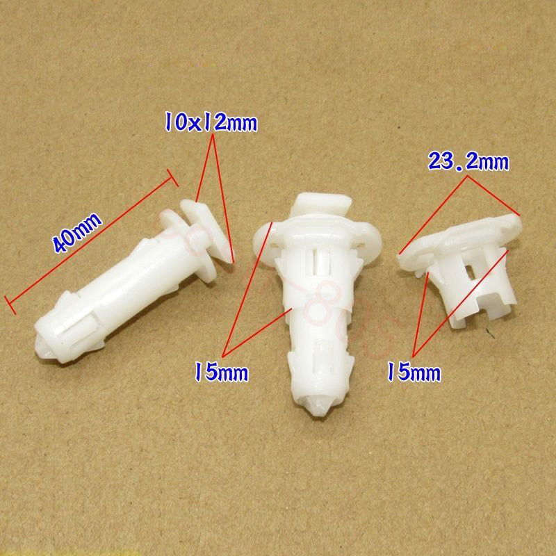 5 Pcs Car Windshield Pillar Garnish Trim Clips for Mazda