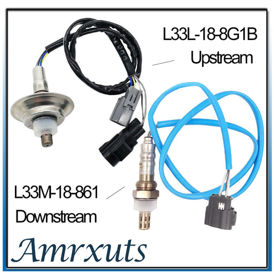 2 Up+Downstream Oxygen Sensors L33L-18-8G1B L33M-18-861 for 2007-12 CX-7 2.3L n