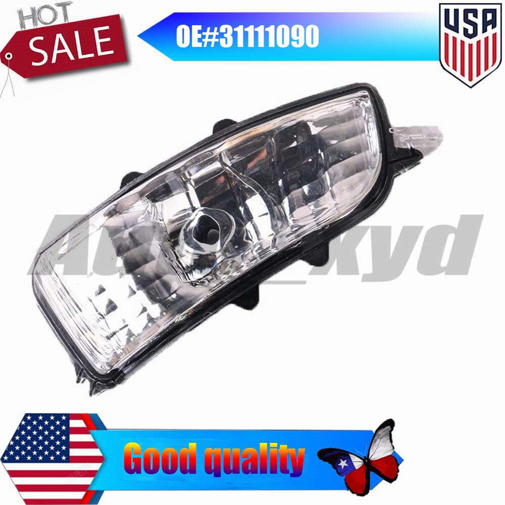 31111090 Mirror Turn Signal Lens Driver Side Left LH for Volvo C30 C70 S40 S60