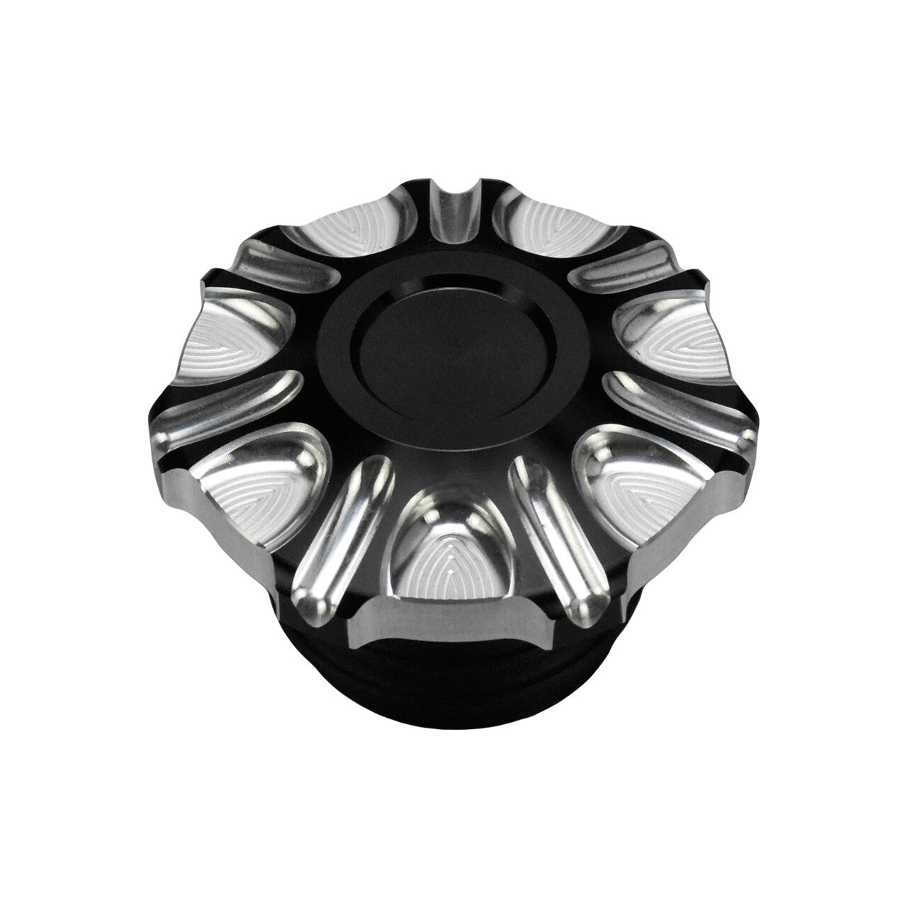 CNC Vented Gas Fuel Tank Cap Right-Hand Thread Fit for Harley Road King Softail