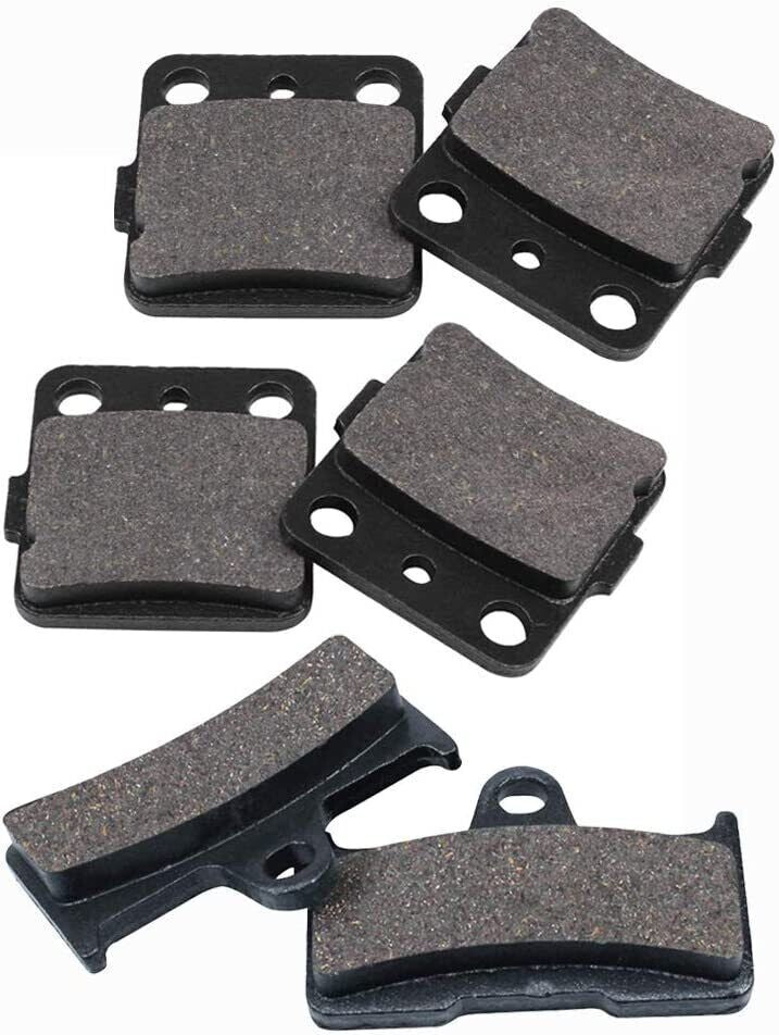 Brake Pads Front and Rear for Yamaha YFM 660 Grizzly 660 4x4 2002 2003 2004 2005