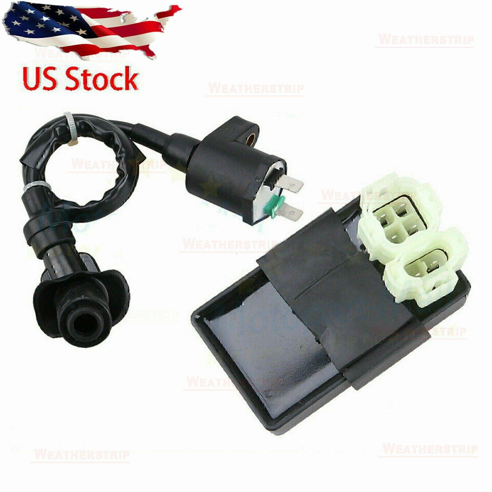 Ignition Coil +AC CDI Box Fits 88-00 for Honda FourTrax 300 TRX300 2x4 4x4 TRX400 US