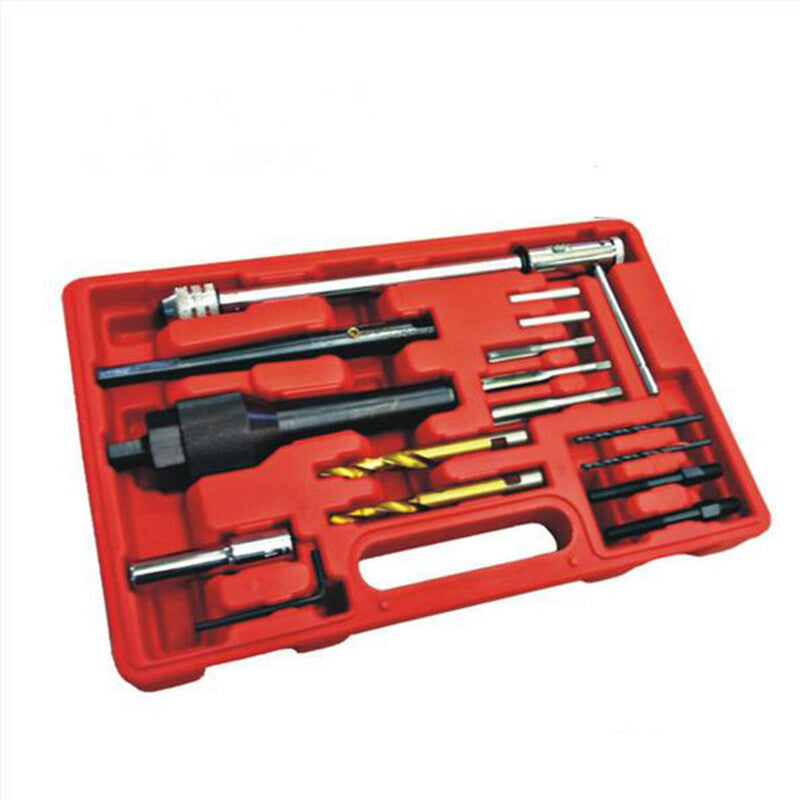 Car Broken Light Plug Removal Tool Kit 8mm 10mm Repair 1/4 - 28 UNF Hexagonal - n