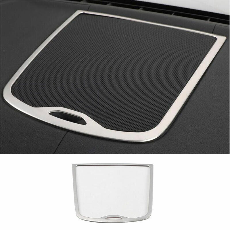 for BMW X3 G01 2018-2021 Silver Steel Inner Console Dashboard Horn Frame Trim 1P