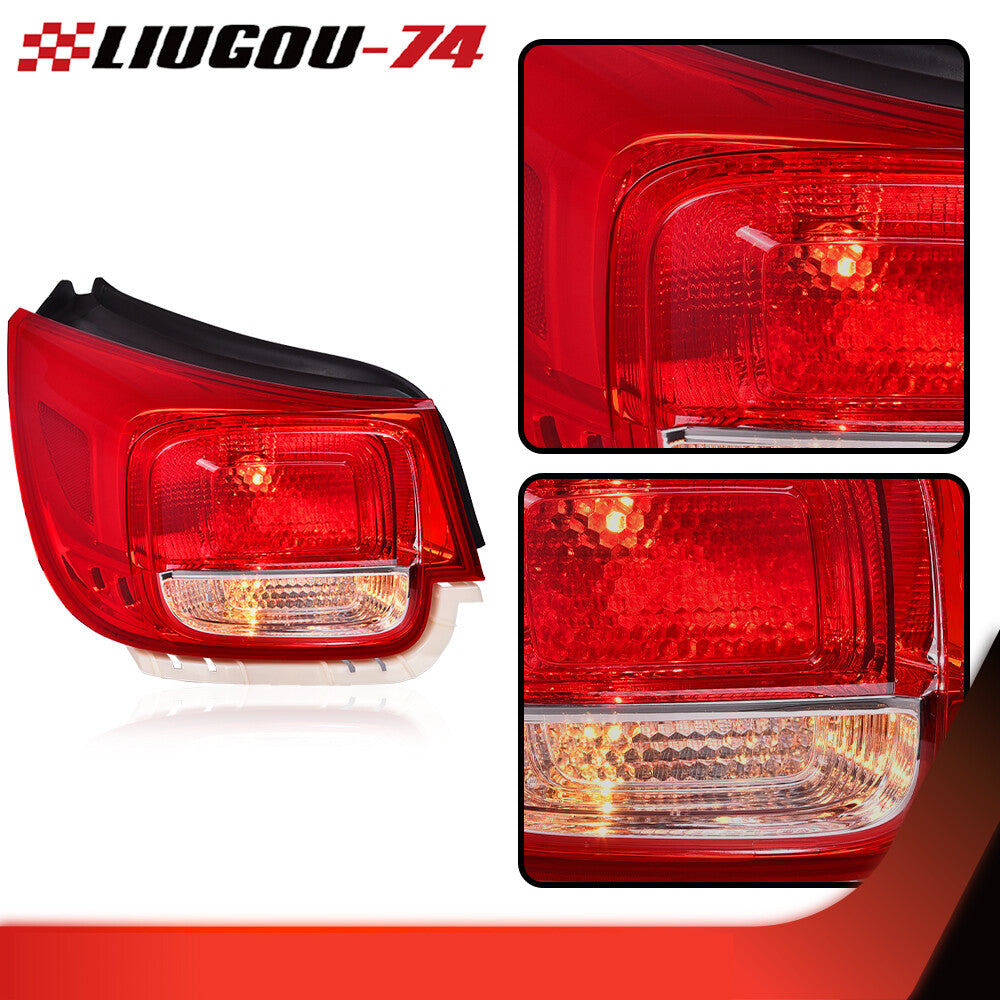 Fits 13-15 for MALIBU HALOGEN Tail Light Brake Light External Driver Side 1 Piece - v