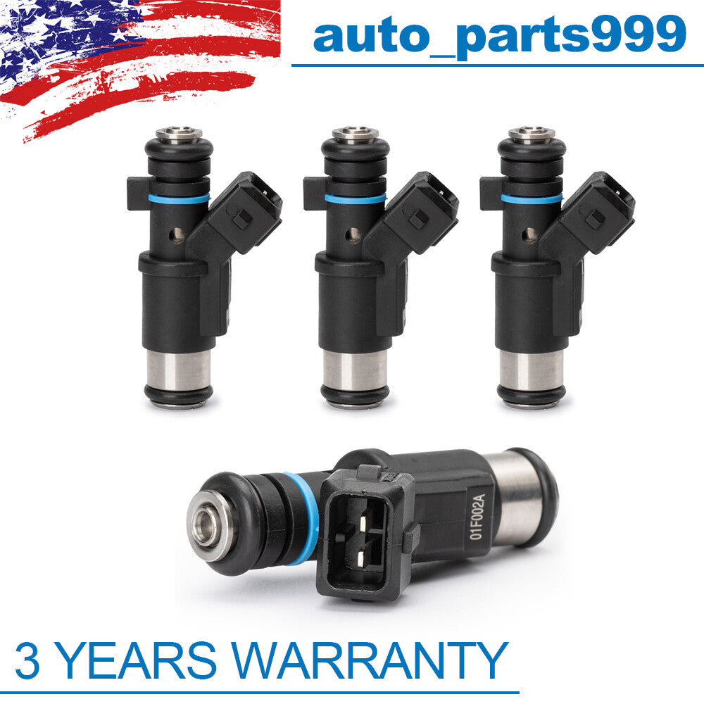 4X 0280156357 Fuel Injector for Peugeot 206, 306, 307, 1007, for CitroÛkn Berlingo C2, C3- n