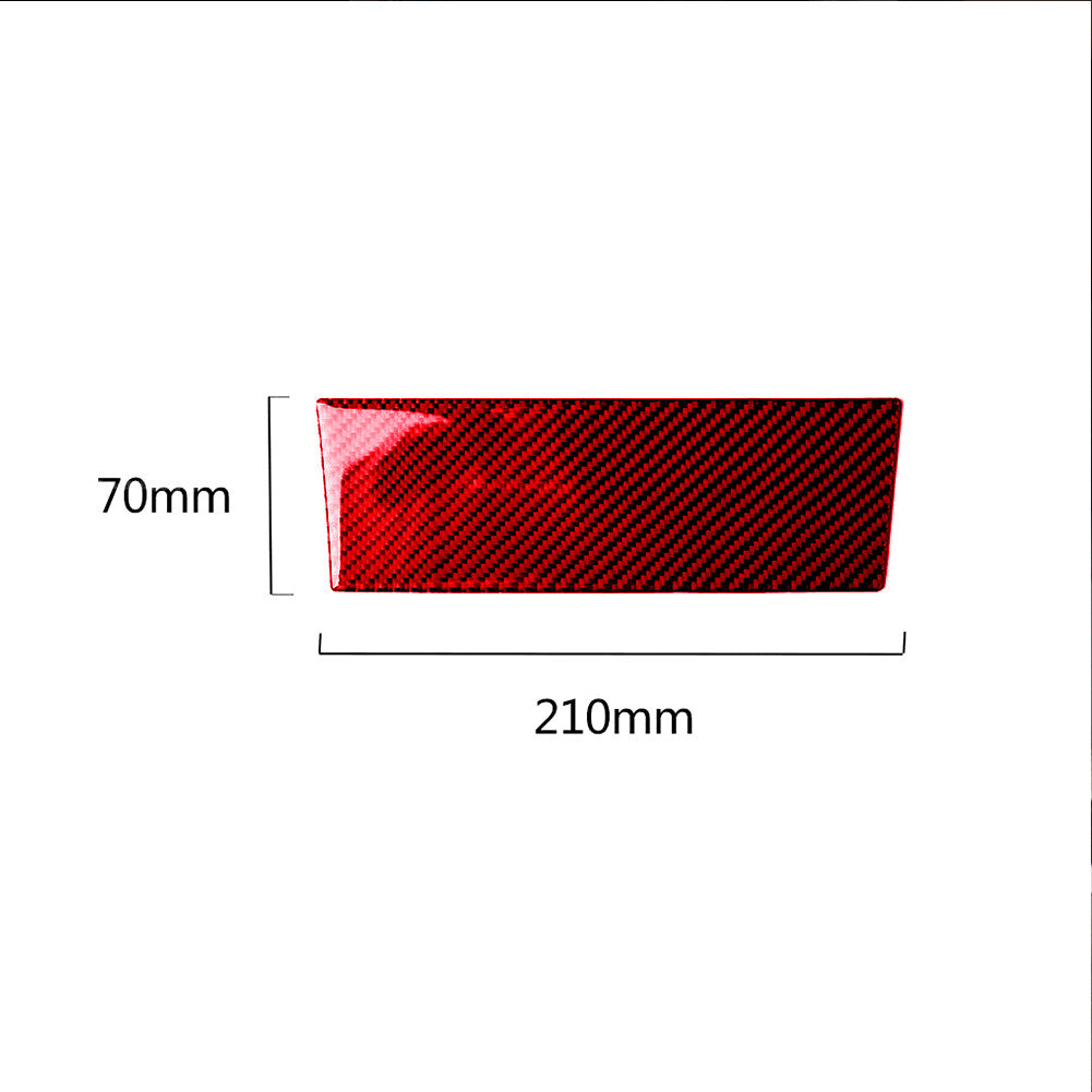 Red Carbon Fiber Ashtray Trim for Mercedes-Benz C-Class W204 2007-13