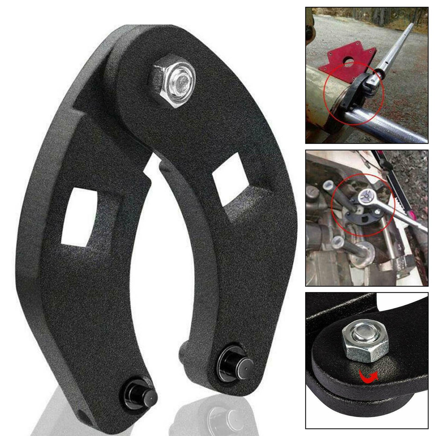 Heavy Duty Adjustable Gland Nut Wrench Tool fit Hydraulic Cylinder Cap Remove AT
