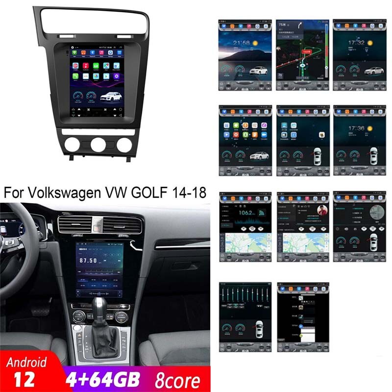 Radio Touchscreen Android GPS Navigation for Volkswagen for VW for GOLF 10.4 14~18