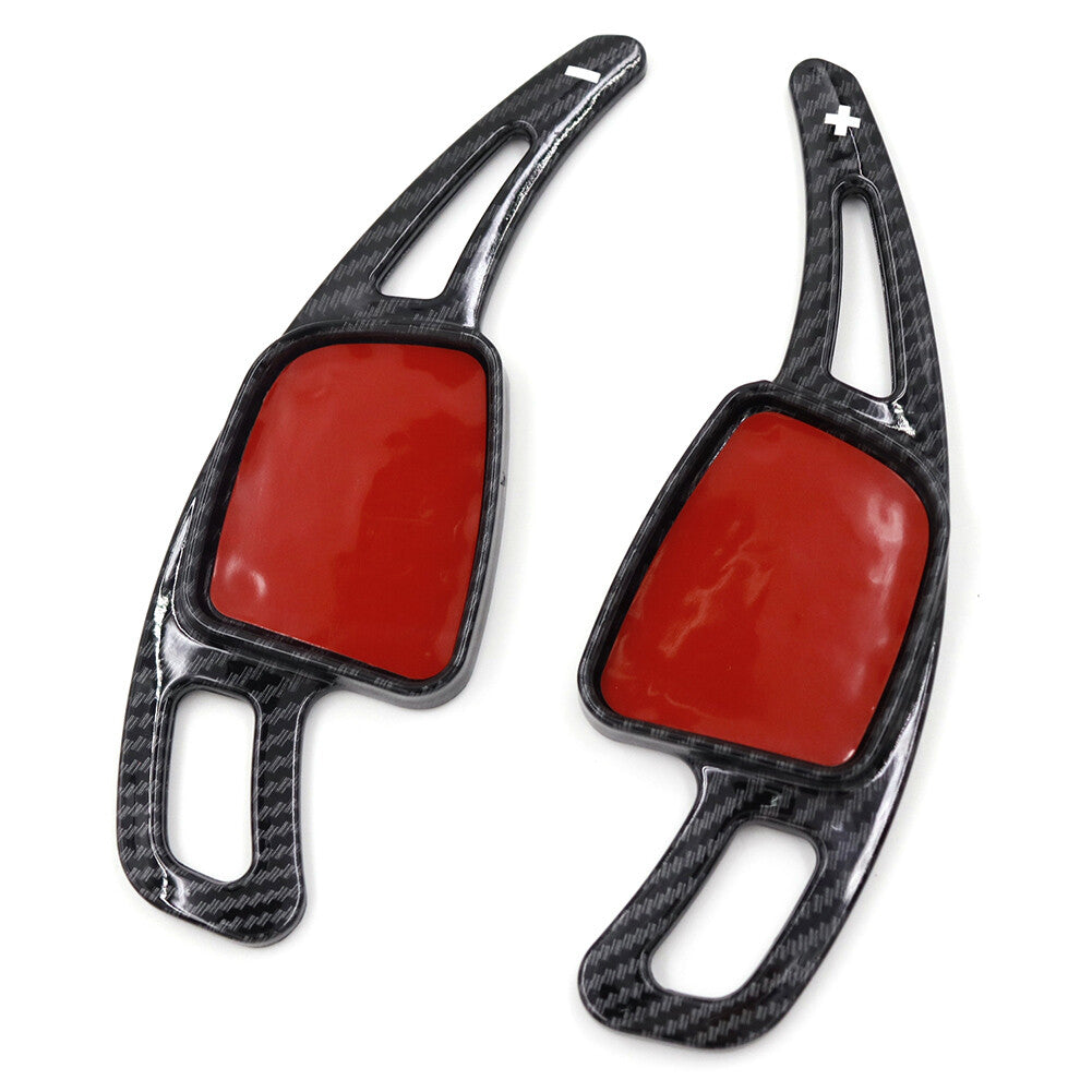 2 x Steering Wheel Shift Paddle Shifter Extension for Audi A3 A4 A5 S3 S4 Black