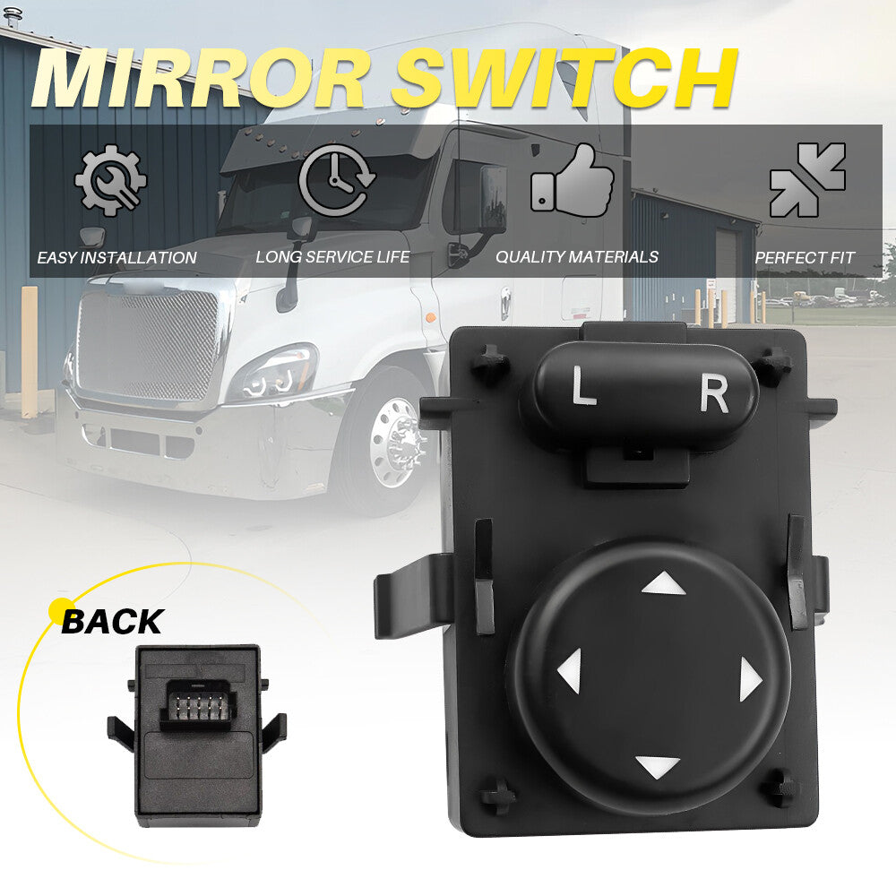 Suitable for 2008-2017 for Freightliner Cascadia left front and rear mirror control switch B- v