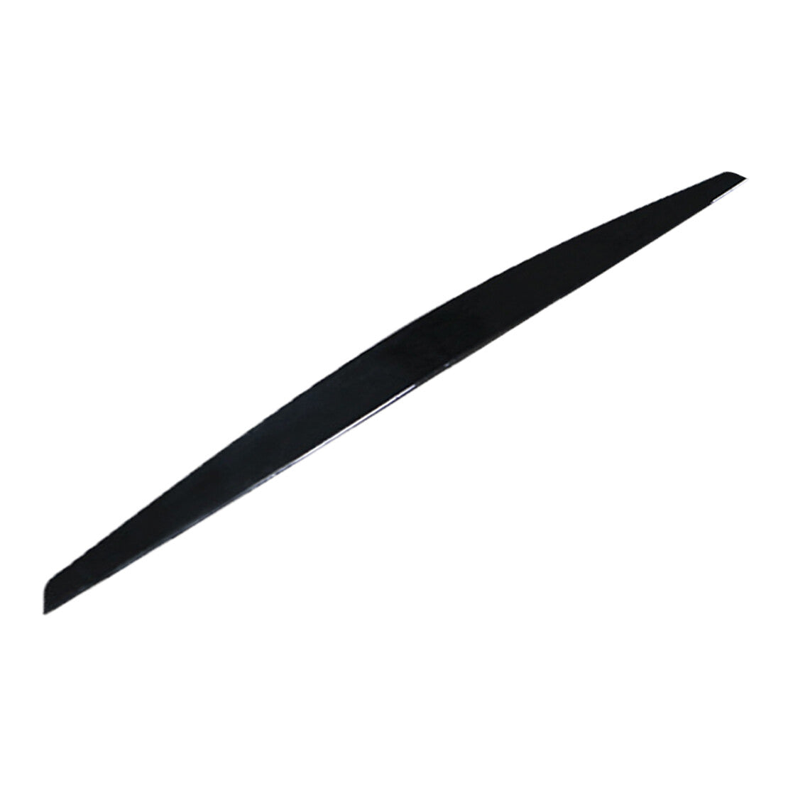 120cm Black Universal Car Rear Roof Lip Spoiler Tail Trunk Wing Sticker Use v