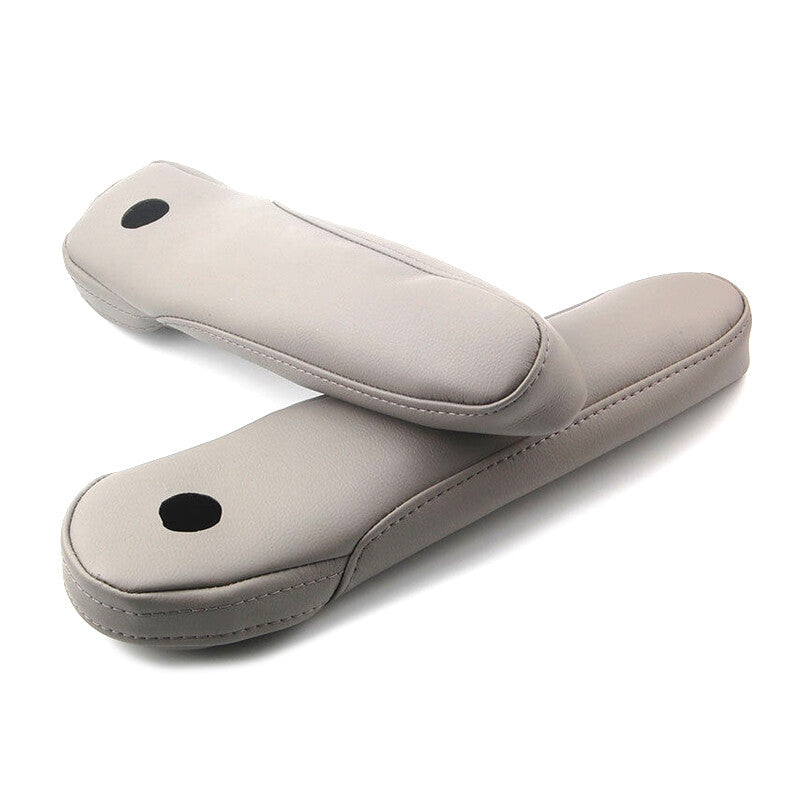 2-Pack Grey Leather for Seat Armrest Covers (Protecter) for 2005-2010 L+R Replacement - n