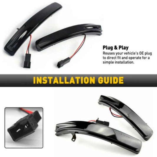 All-new LED dynamic turn signals for rearview mirrors are available on Explorer models from 2011 to 2019. n