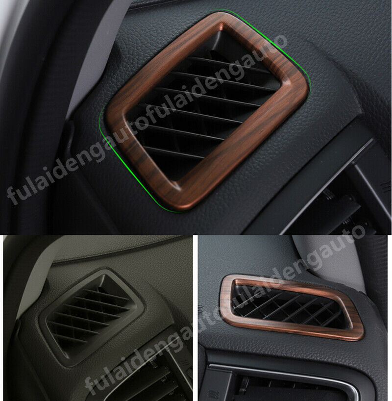 for Honda CR-V CRV 2017-2022 Wood Grain Dashboard Air Vent Outlet Cover Trim 5X