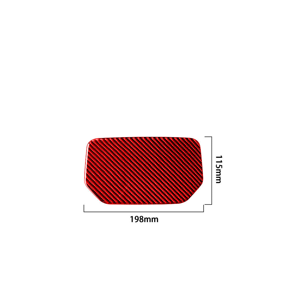 For 6Series E63 E64 2004-10 Red Carbon Fiber Central Console Set Cover Trim v