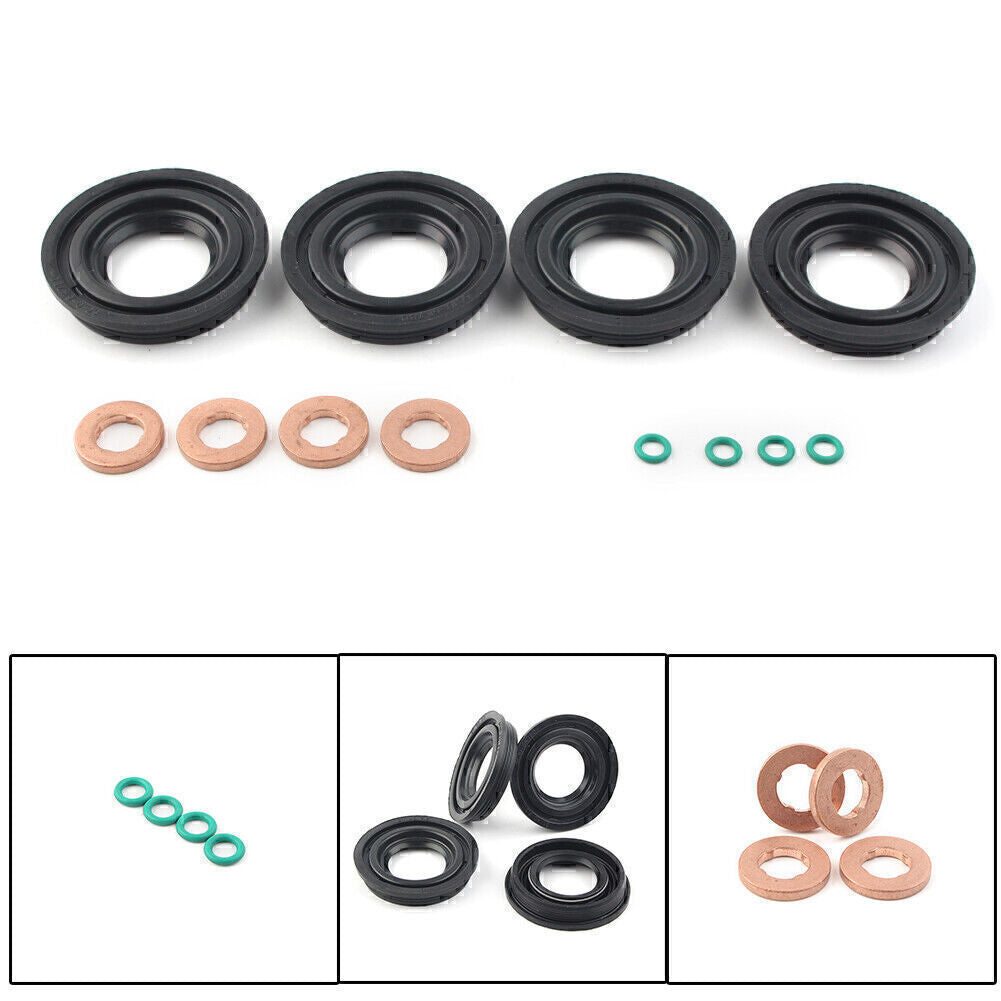 4pcs Fuel Injector Seal Washer Oring for Ford Transist MK7 for LAND ROVER for DEFENDER