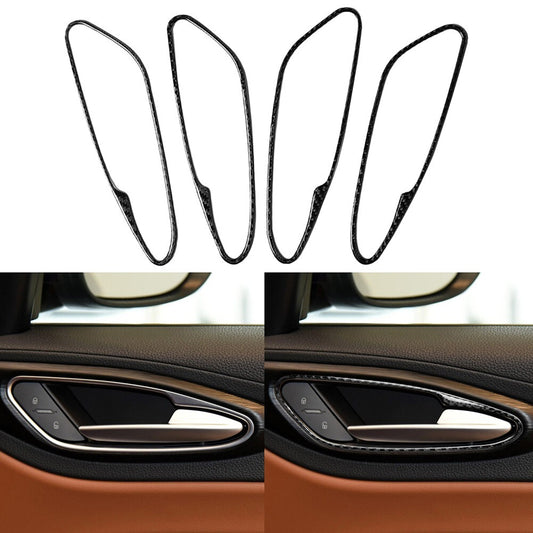 Car Interior Door Handle Cover Trim for Alfa Romeo Giulia 2017-19