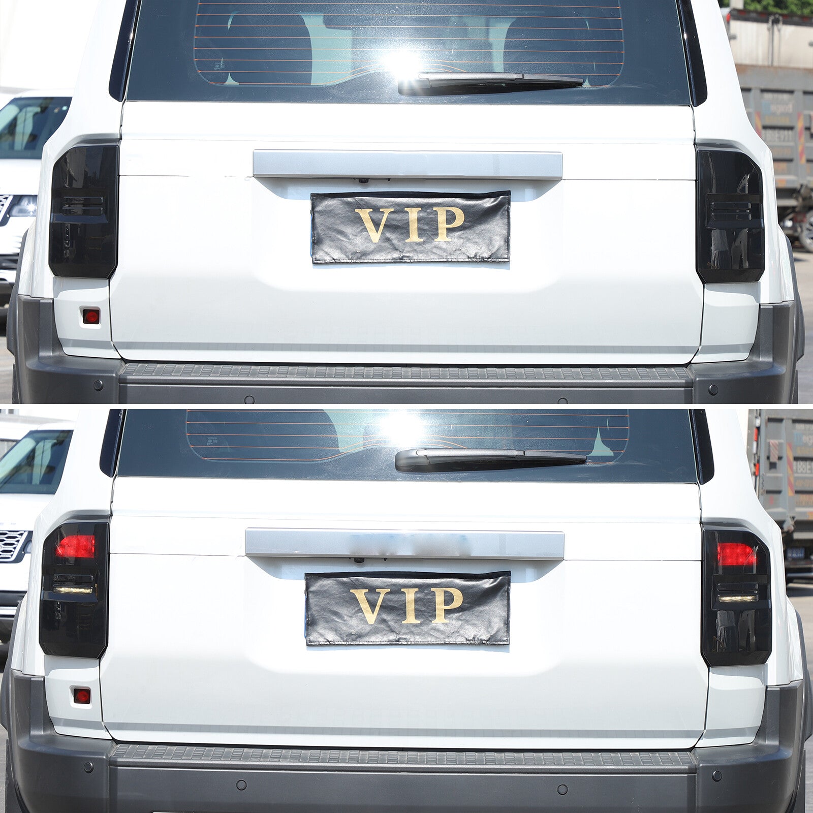 Smoked taillight lens cover for Land Cruiser LC250 J250 2024+- n