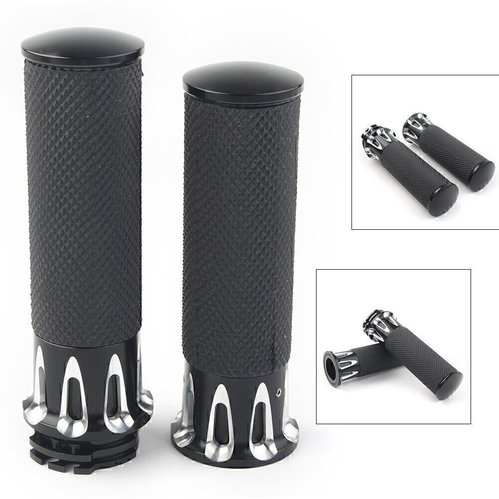 1 CNC Handgriff Griffe Lenker f¨¹r for Harley Touring Street Glide Softail Dyna