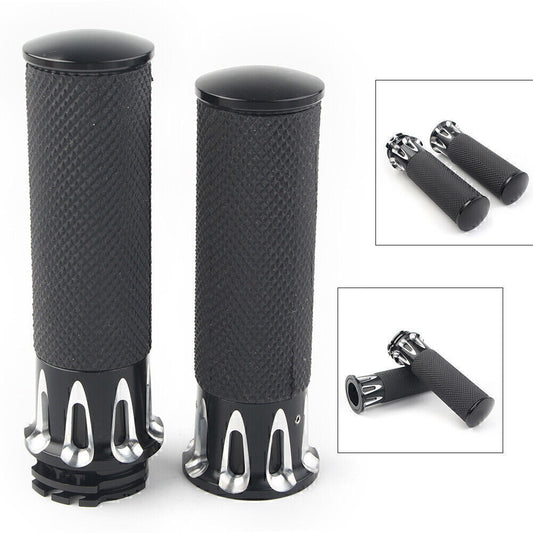 1 CNC Handgriff Griffe Lenker f¨¹r for Harley Touring Street Glide Softail Dyna
