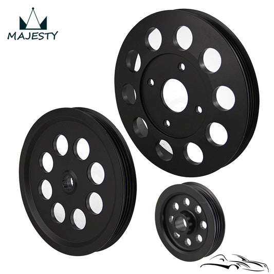 Crank Pulley for Nissan Skyline GTR GTS RB20 RB25DET RB26 R32 R33 R34 1989-2002