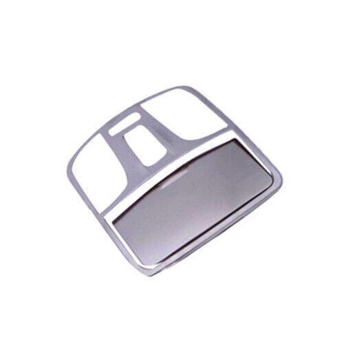 for Hyundai Encino Kona 18-2021 Silver Steel Front Reading Light Lamp Frame Trim