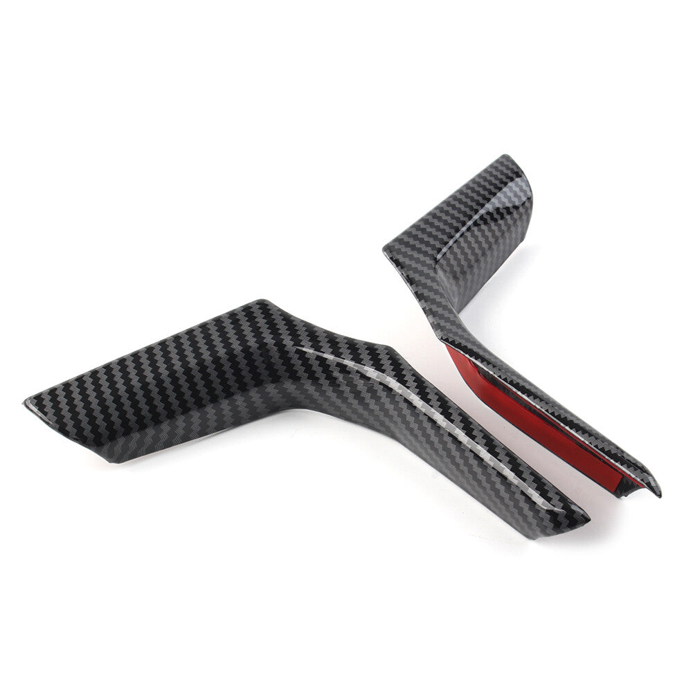 for BMW 3 Series G20 2019-2021 2x Carbon Fiber Steering Wheel Cover Decor Trim Q