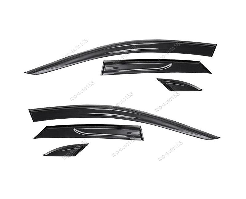 for Mazda CX-30 2020-24 Black Window Visor Vent Sun Shade Rain Guard Door Visor