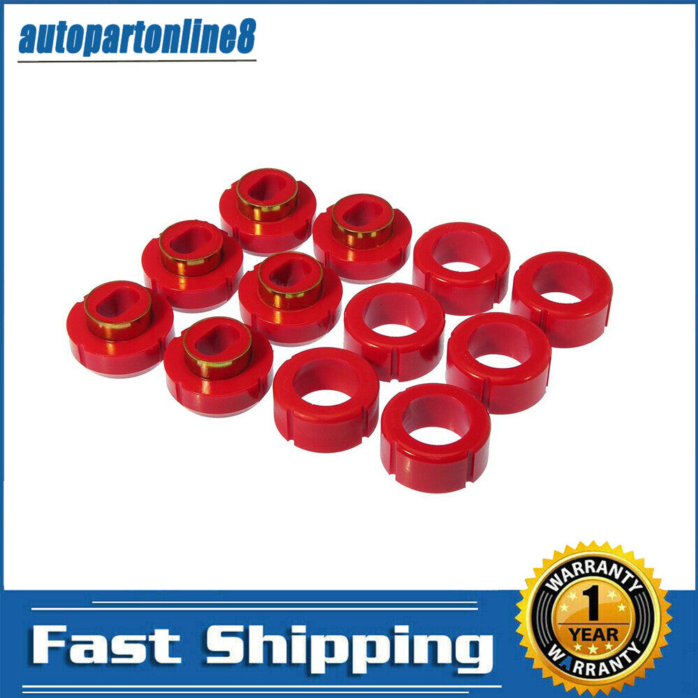 12PCS Red Body Mounting Bracket for Chevrolet : 1982 - 86 C10; 1981 C10 for GMC 7-108 Q