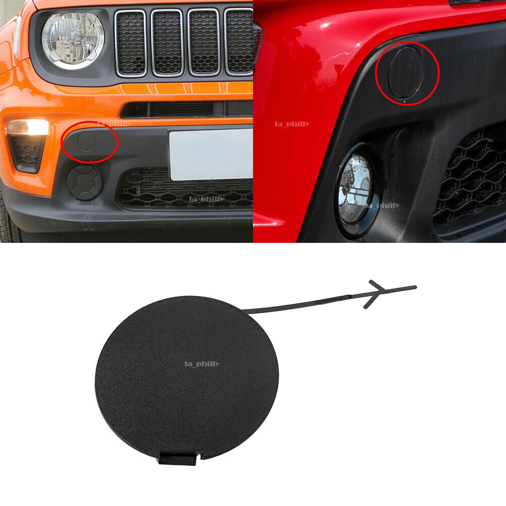 Front Bumper Tow Hook Eye Cap Cover For 2015-2019 for Jeep Renegade 5XB38LXHAA Q