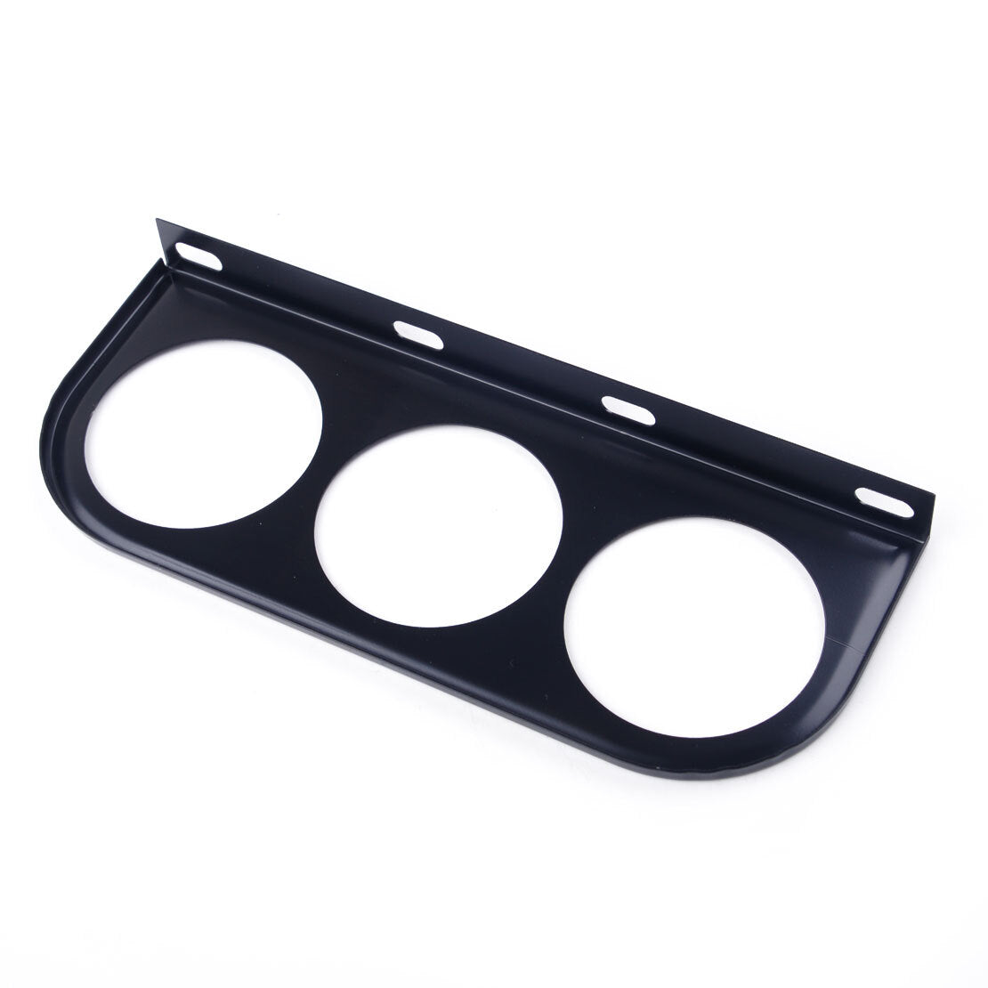 52mm 2 Gauge Meter Mount Holder Bracket Pod 3 Holes Triple Gauge Black Metal v