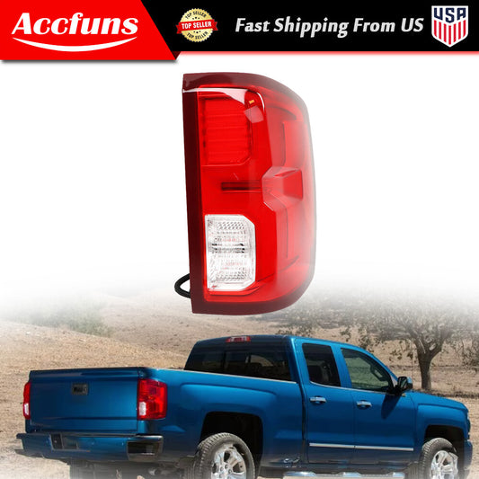 LED taillights on the right rear side of the 2016-2018 Silverado 1500. n