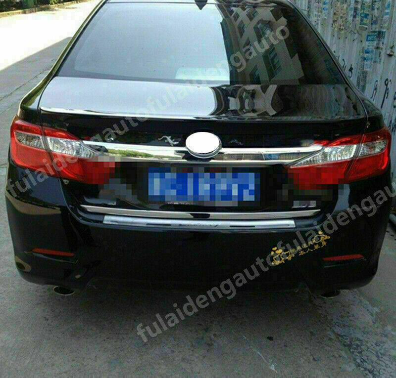 for Toyota for Camry 2015-2017 Chrome Rear Trunk Tailgate Lower Moulding Strip Trim