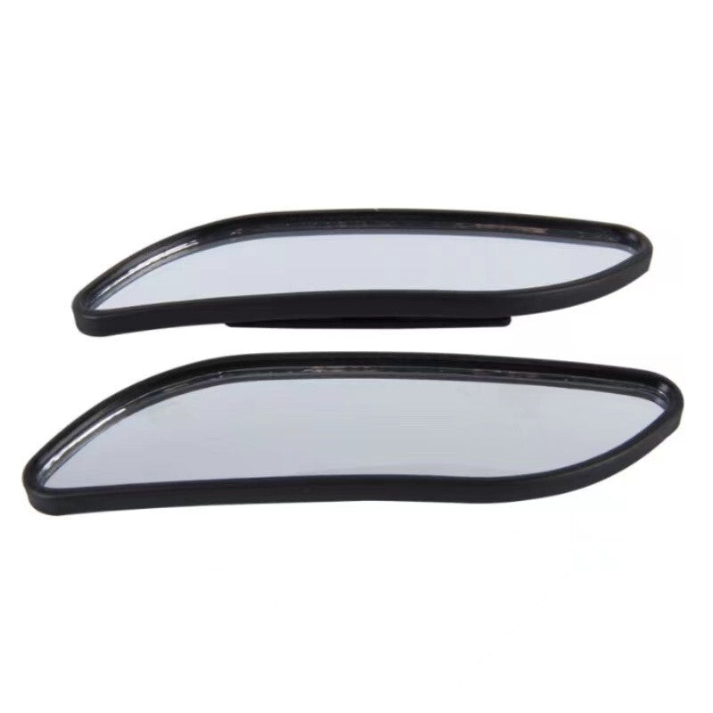 1 Pair Car Side Blind Spot Strip Mirror Adjustable Angle Convex View Rear Mirror