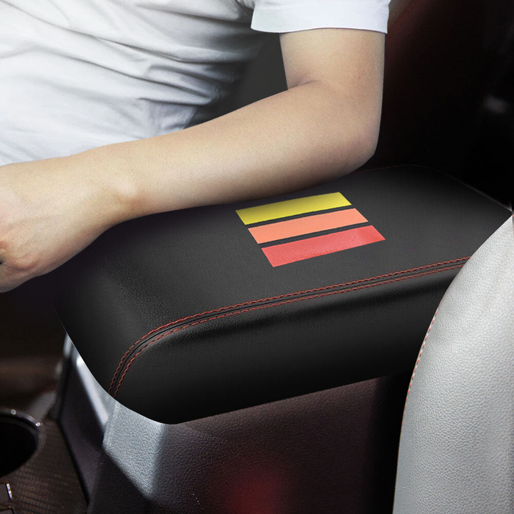 Leather center console armrest cover accessory for 4Runner 2010-2024 n