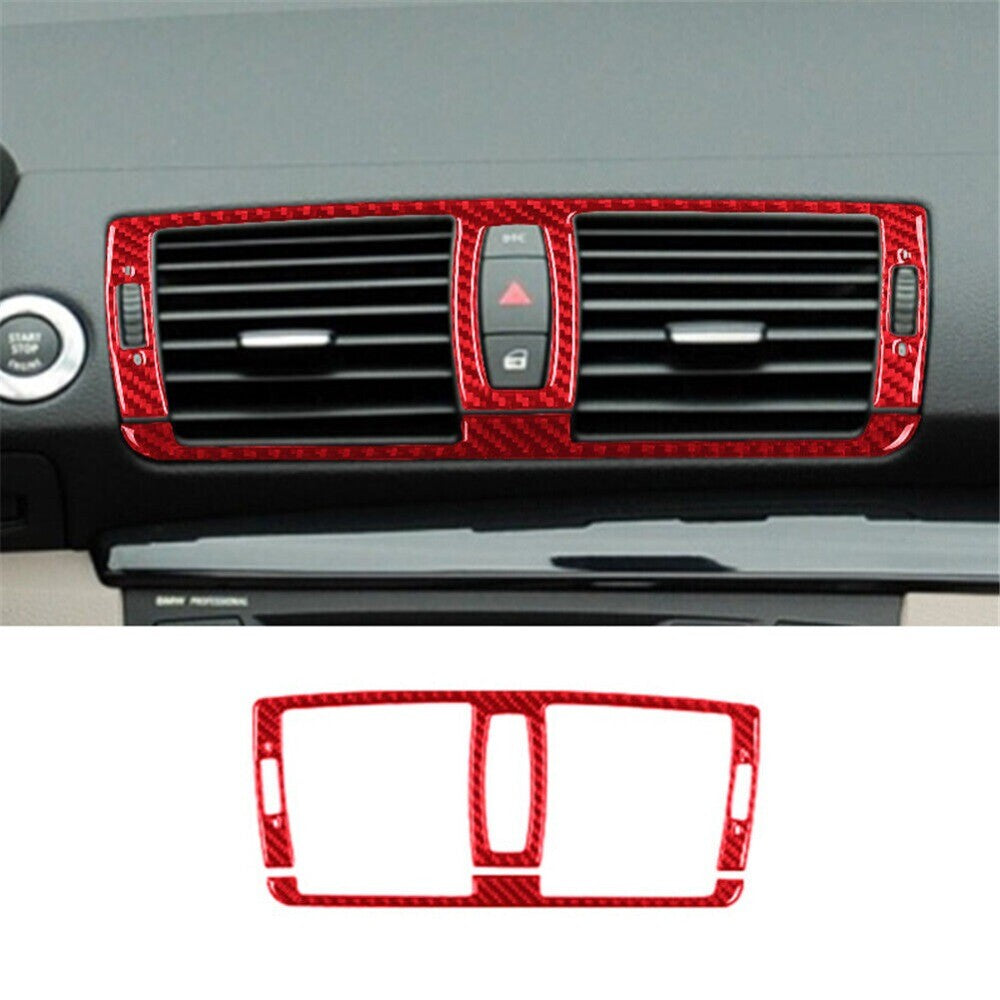 Red Central Control Vent Trim For 1 Convertible E82/E88 2008-2013 New n