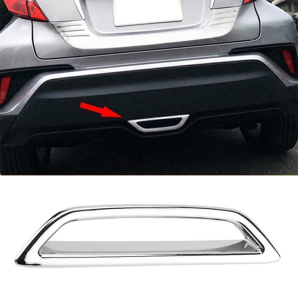 for Toyota C-HR CHR 2018-22 Chrome Rear Bottom Brake Light Lamp Frame Trim 1PCS