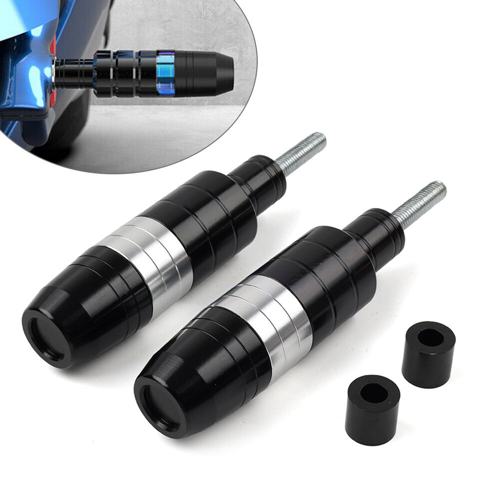 Pair 8MM Motorcycle Frame Exhaust Slider Falling Protector Anti Crash Pad
