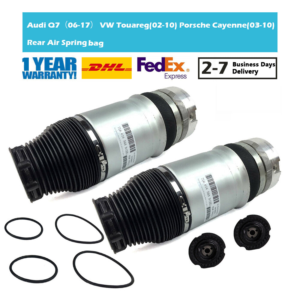 2x Rear Air Suspension Spring Repair Bags Fit for VW Touareg for Porsche for Cayenne for Audi Q7