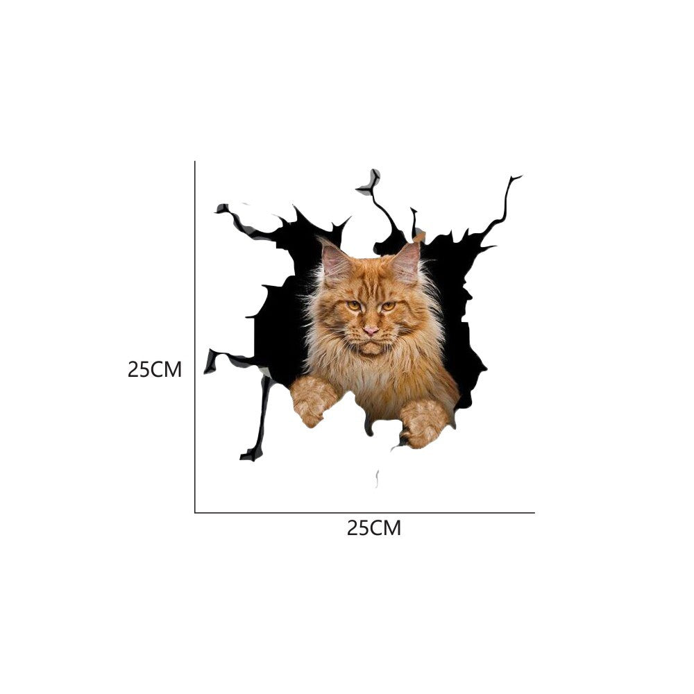 Cat Vinyl Car Home Window Decal Graphic Feline Sticker Graphics Decoration