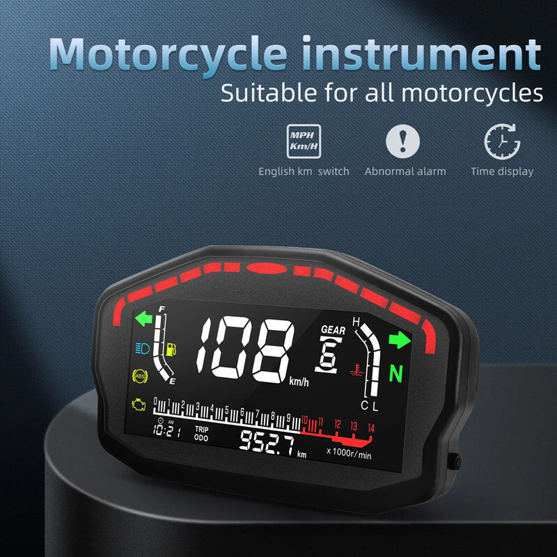 1,2,4 Cylinders Motorcycle Digital Odometer Odometer Speed Meter Rotary Speed