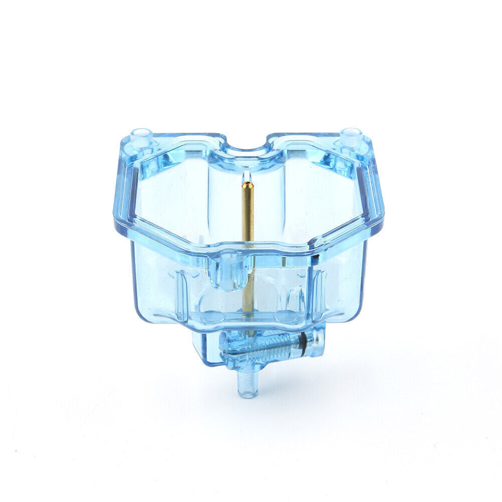 For PZ 26/27/30/32mm Carb Blue Transparent Carburetor Float Bowl Shell Plastic Q
