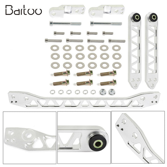 Silver Rear Lower Control Arms Subframe Brace for Honda for Civic 01-05 DX ES LX EX Q