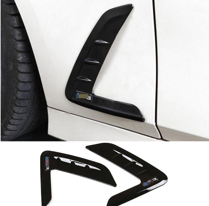 for BMW 3 Series G20 2020-2022 Gloss Black ABS Side Fender Air Outlet Vent Cover